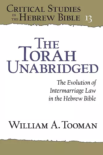 The Torah Unabridged cover