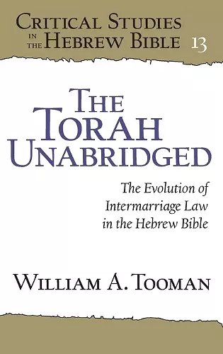 The Torah Unabridged cover