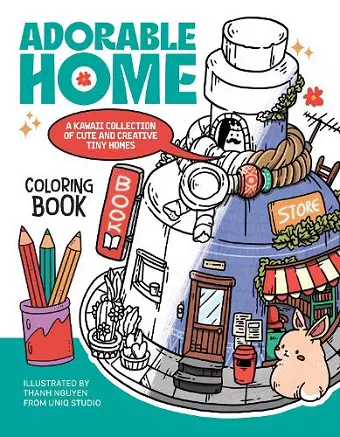 Adorable Home Coloring Book cover