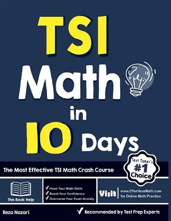 TSI Math in 10 Days cover