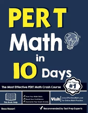 PERT Math in 10 Days cover