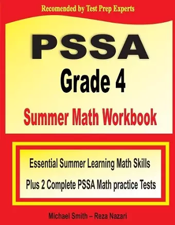 PSSA Grade 4 Summer Math Workbook cover