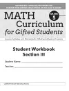 Math Curriculum for Gifted Students cover