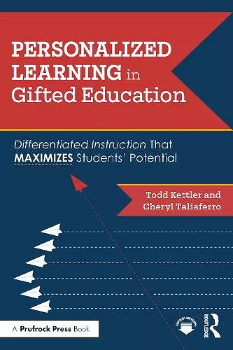 Personalized Learning in Gifted Education cover