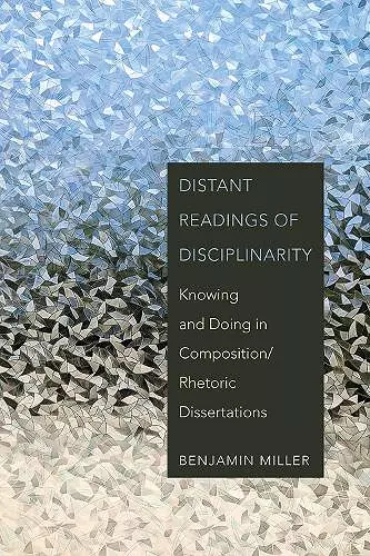 Distant Readings of Disciplinarity cover