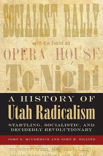 A History of Utah Radicalism cover