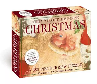 The Night Before Christmas: 550-Piece Jigsaw Puzzle and   Book cover