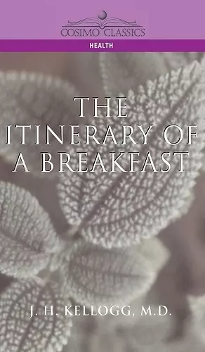 Itinerary of a Breakfast cover