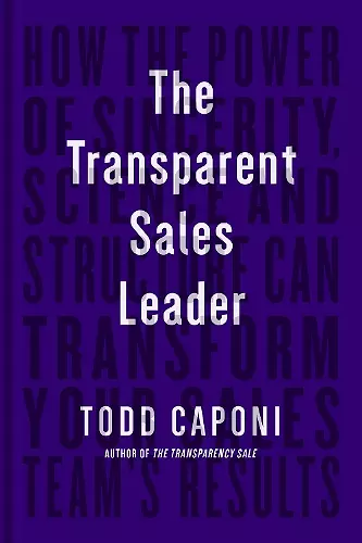 The Transparent Sales Leader cover