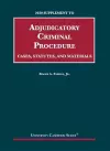 Adjudicatory Criminal Procedure, 2020 Supplement cover