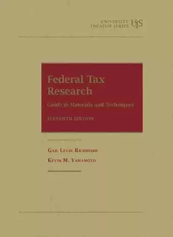 Federal Tax Research cover