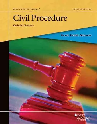 Black Letter Outline on Civil Procedure cover