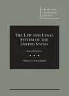 The Law and Legal System of the United States cover