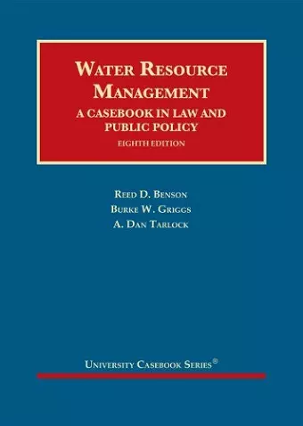 Water Resource Management cover