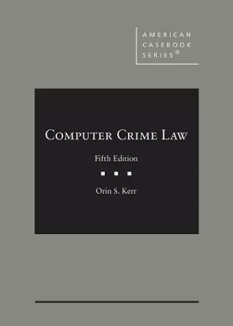 Computer Crime Law cover