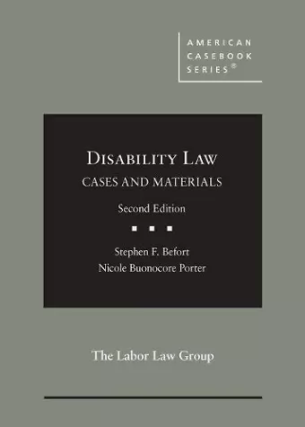 Disability Law cover