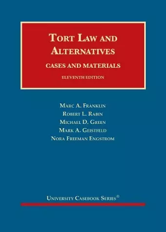 Tort Law and Alternatives cover