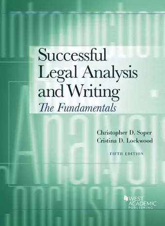 Successful Legal Analysis and Writing cover