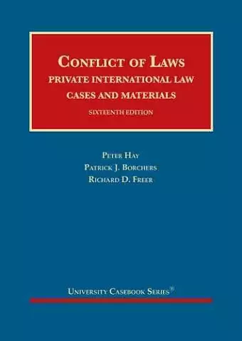 Conflict of Laws cover