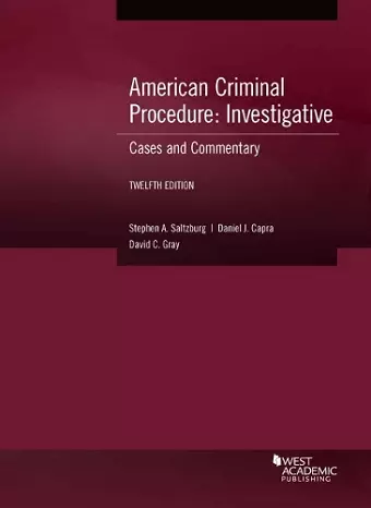 American Criminal Procedure, Investigative cover