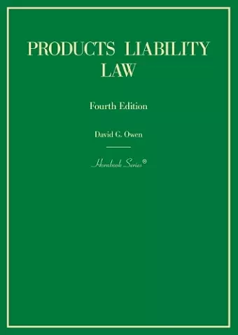 Products Liability Law cover