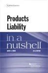 Products Liability in a Nutshell cover
