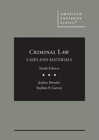 Criminal Law cover