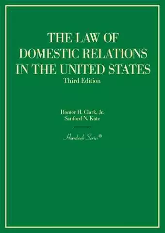 The Law of Domestic Relations in the United States cover