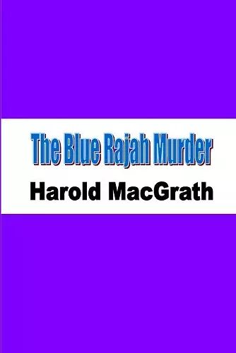 The Blue Rajah Murder cover