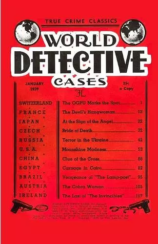 World Detective Cases, January 1939 cover