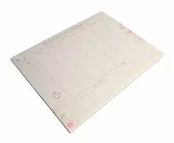 Gratitude Weekly Planner Notepad cover