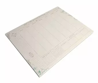 Self-Care Weekly Planner Notepad cover
