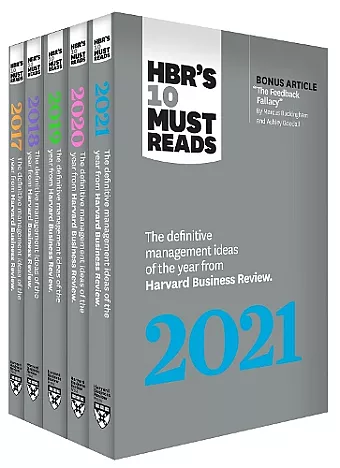 5 Years of Must Reads from HBR: 2021 Edition (5 Books) cover