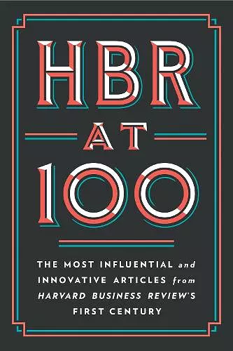 HBR at 100 cover