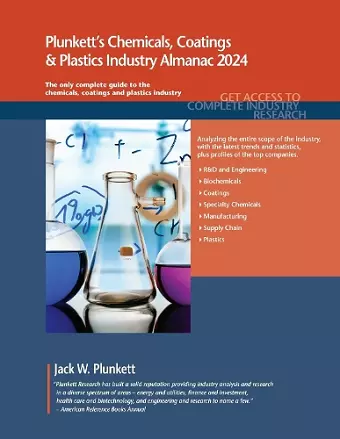 Plunkett's Chemicals, Coatings & Plastics Industry Almanac 2024 cover