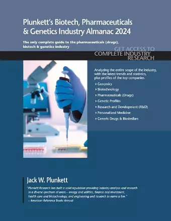 Plunkett's Biotech, Pharmaceuticals & Genetics Industry Almanac 2024 cover