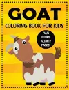 Goat Coloring Book for Kids plus Bonus Activity Pages cover