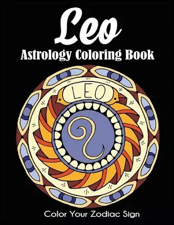 Leo Astrology Coloring Book cover