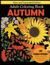 Autumn Adult Coloring Book cover