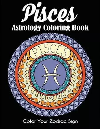 Pisces Astrology Coloring Book cover