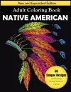 Native American Adult Coloring Book cover