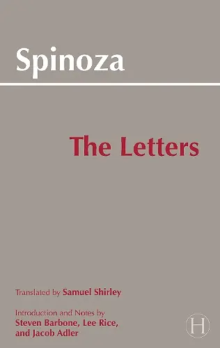 Spinoza: The Letters cover