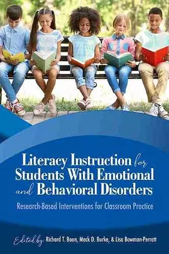 Literacy Instruction for Students with Emotional and Behavioural Disorders cover