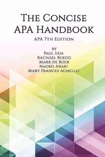 The Concise APA Handbook cover