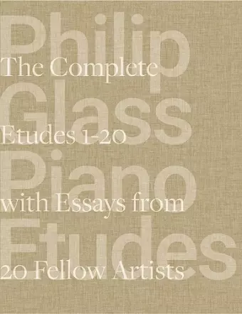 Philip Glass Piano Etudes cover