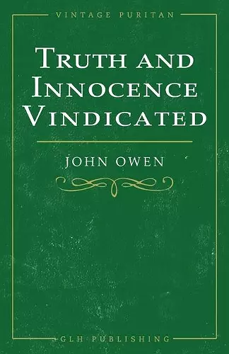 Truth and Innocence Vindicated cover