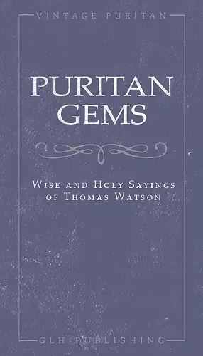 Puritan Gems cover