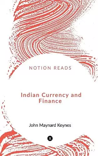 Indian Currency and Finance cover