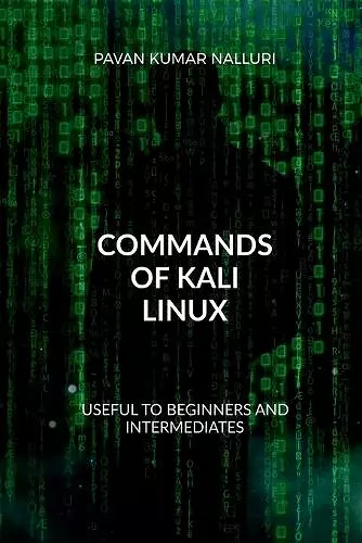 Commands of Kali Linux cover