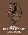 Horse Health Record Log Book cover